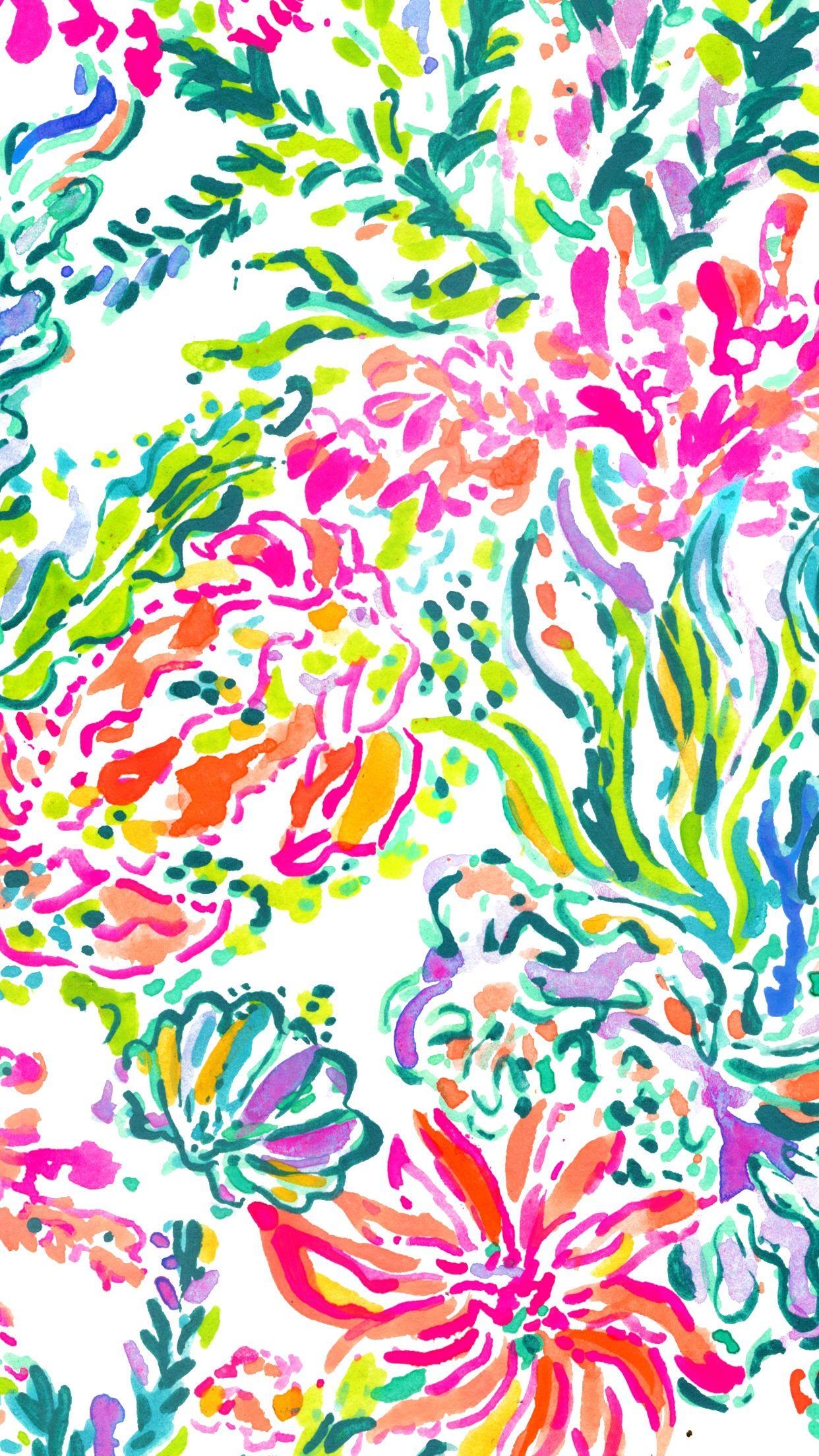 1250x2210 Lilly Pulitzer Find more watercolor #iPhone + #Android, Phone