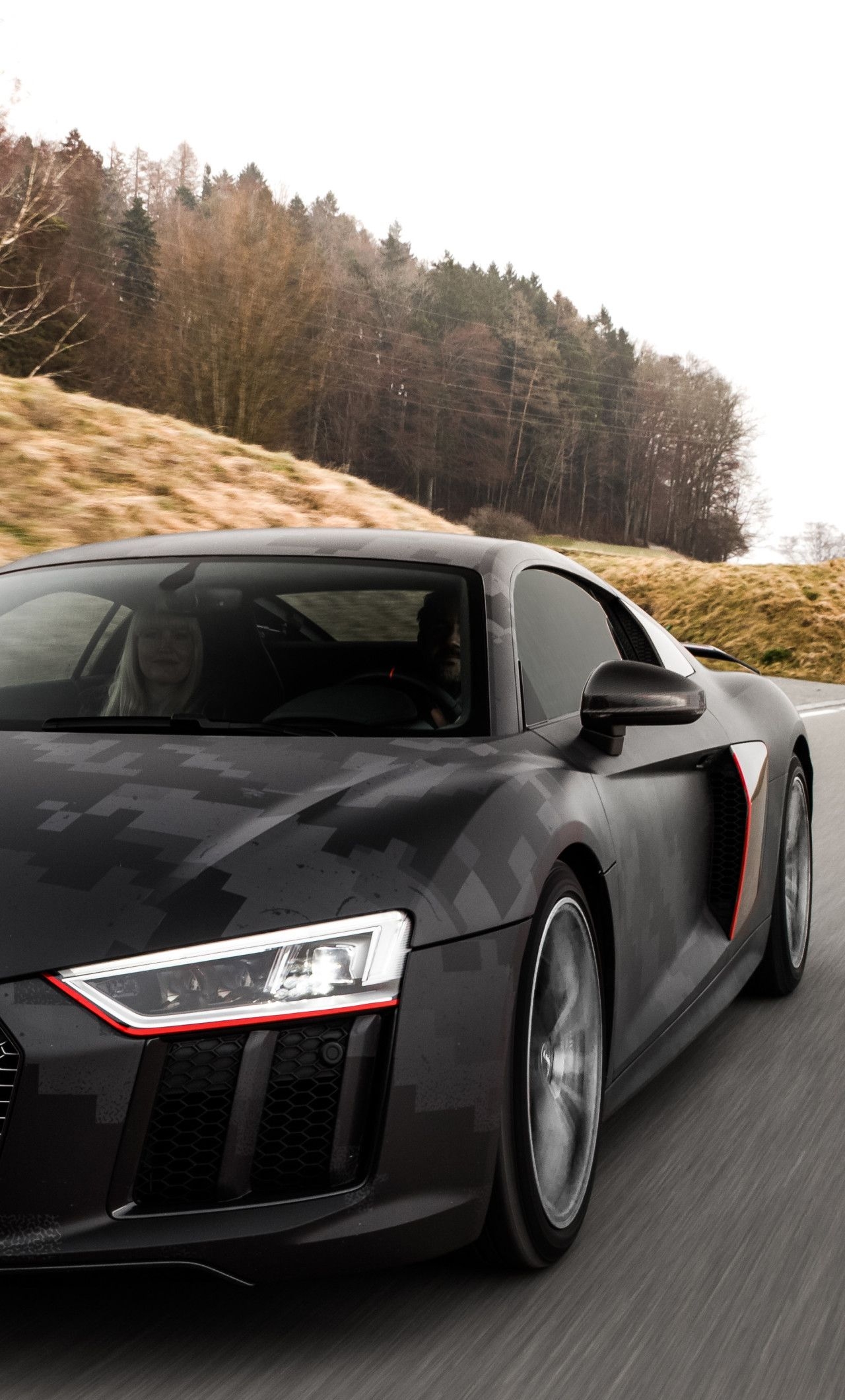 1280x2120 Black Audi R8 V10 Plus iPhone HD 4k Wallpaper, Image, Background, Photo and Picture, Phone