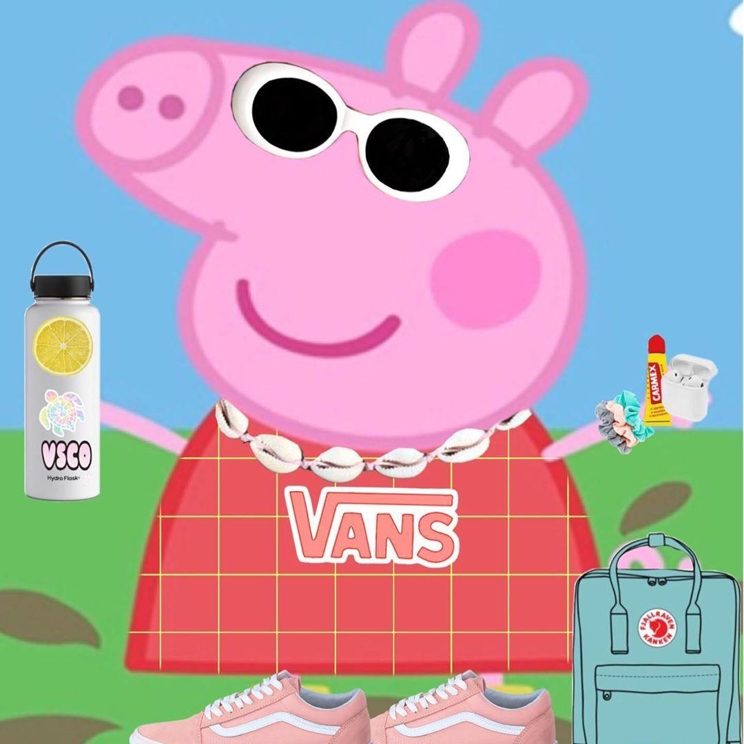 1080x1080 Peppa Pig VSCO Girl Wallpaper.wallpaperaccess.com, Phone