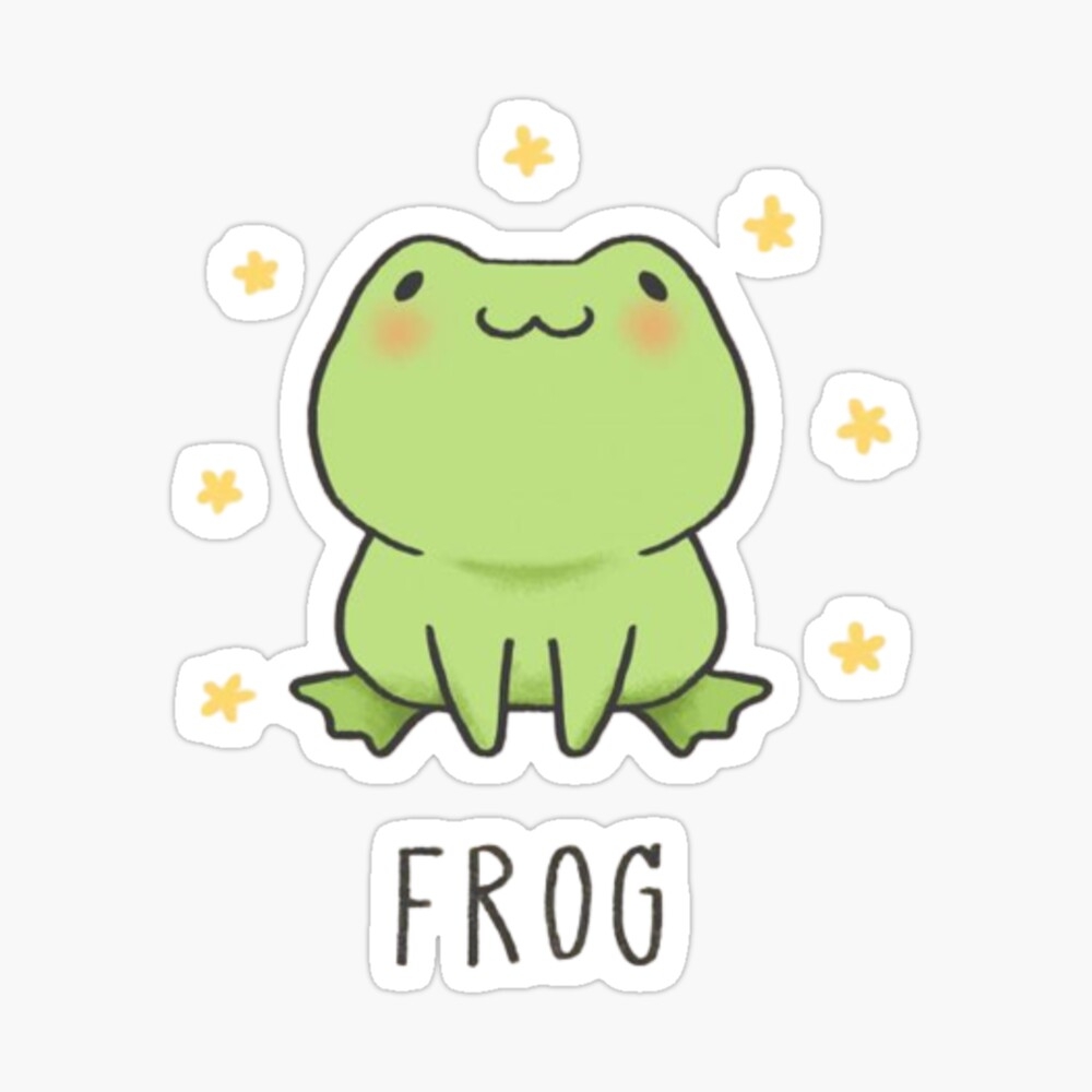 1000x1000 cute frog wallpaper Poster, Phone