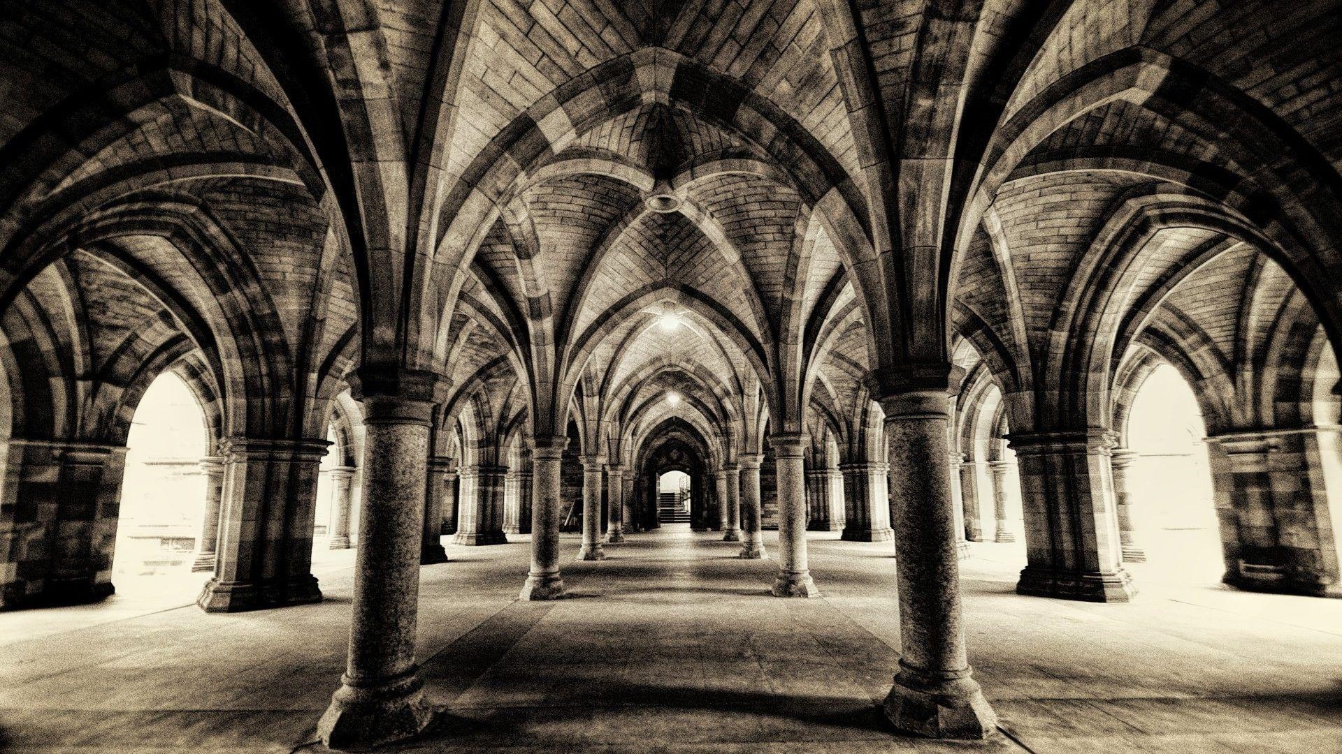 1920x1080 Hallways Tag wallpaper: Beautiful Monastery Hallways Choose, Desktop