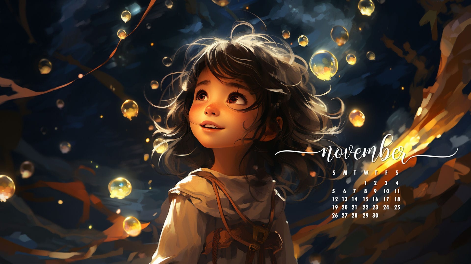 1920x1080 November Calendar Wallpaper Best Desktop & Phone Background, Desktop