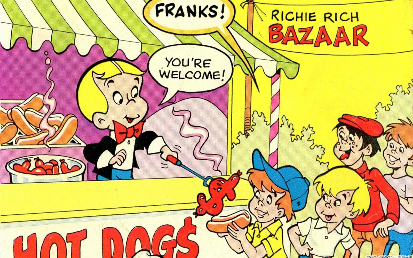 1600x1000 Comic Wallpaper Vintage: #RichieRich #ComicWallpaperVintage, Desktop