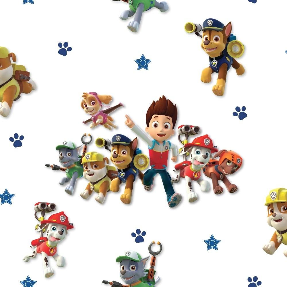 1000x1000 Official Paw Patrol Childrens Wallpaper Kids Puppy Skye Chase WP4 PAW PTL 12D, Phone