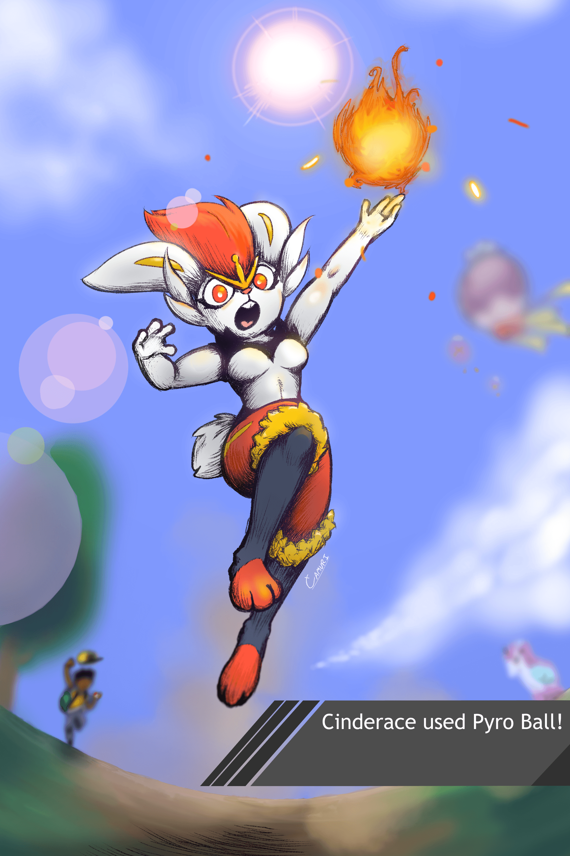 2000x3000 GO, CINDERACE! by Camuri on Newgrounds, Phone