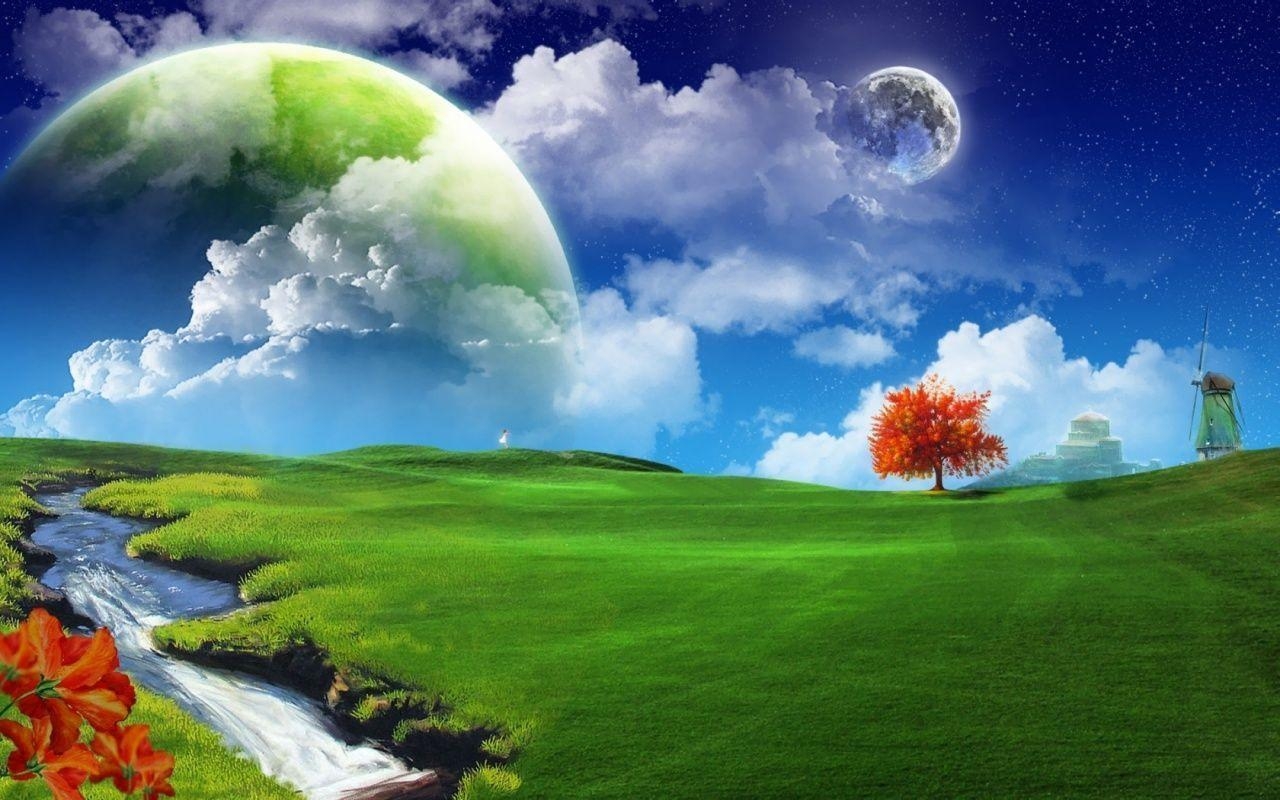 1280x800 Wonderful Landscape desktop PC and Mac wallpaper, Desktop