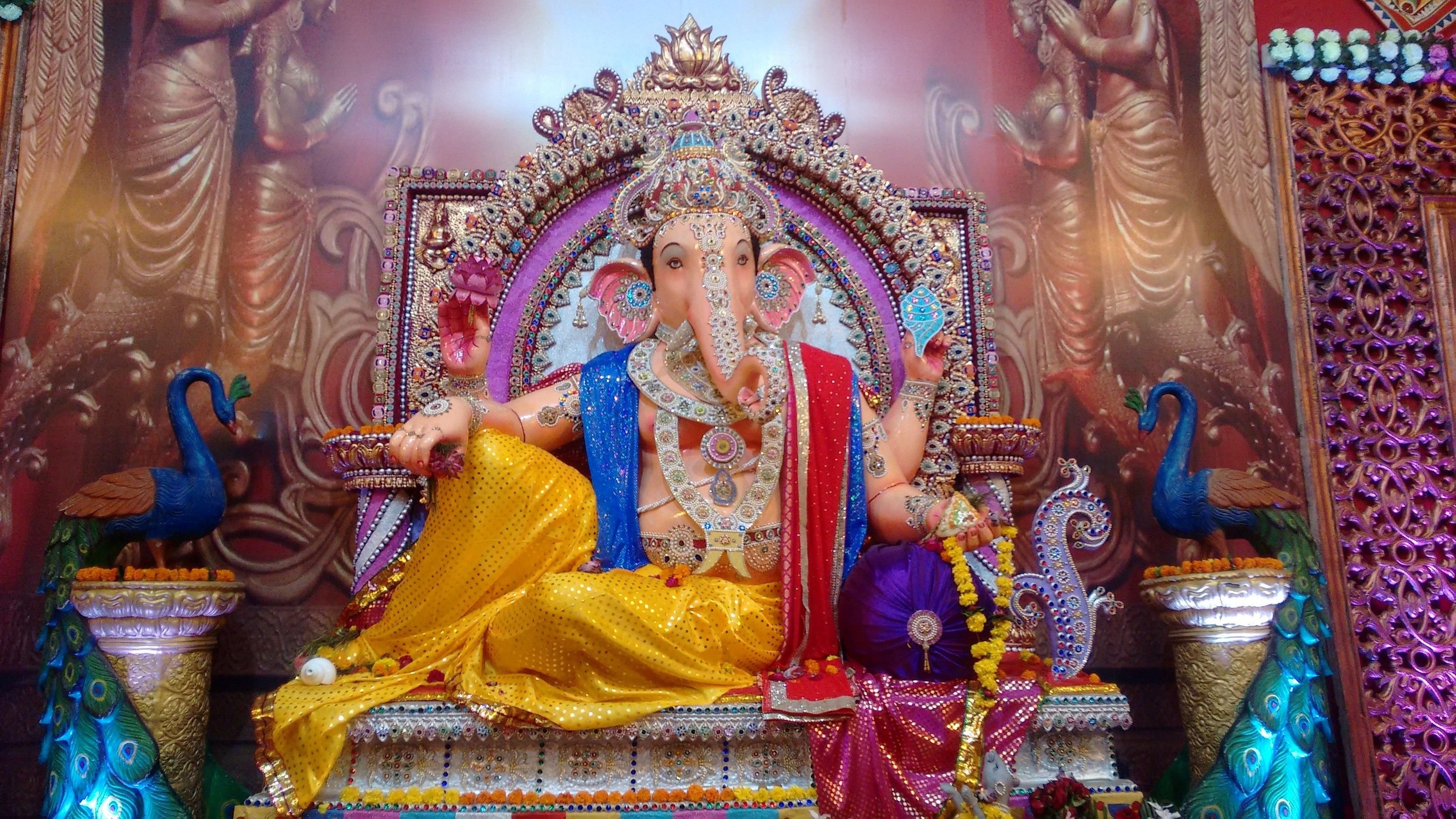 3270x1840 Ganesh HD Wallpaper, Desktop