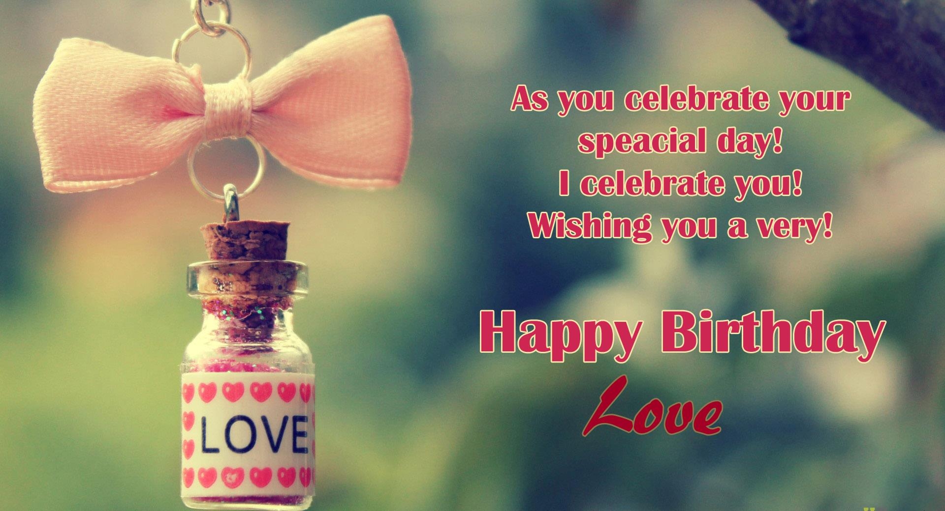 1920x1040 Happy Birthday To Love HD Wallpaper, Messages & Quotes Us Publish, Desktop