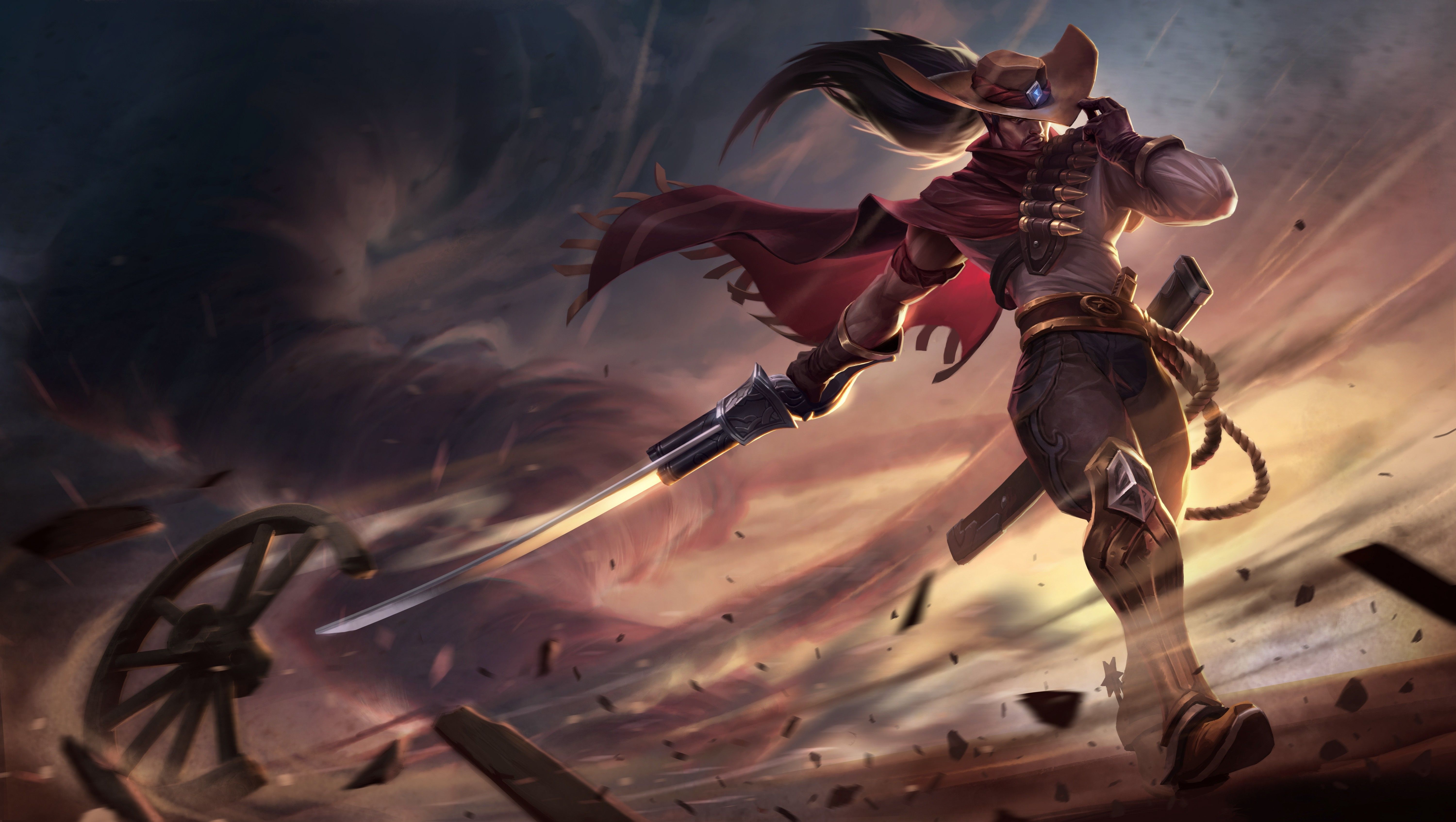 6000x3390 High Noon Yasuo. Wallpaper & Fan Arts. League Of Legends, Desktop