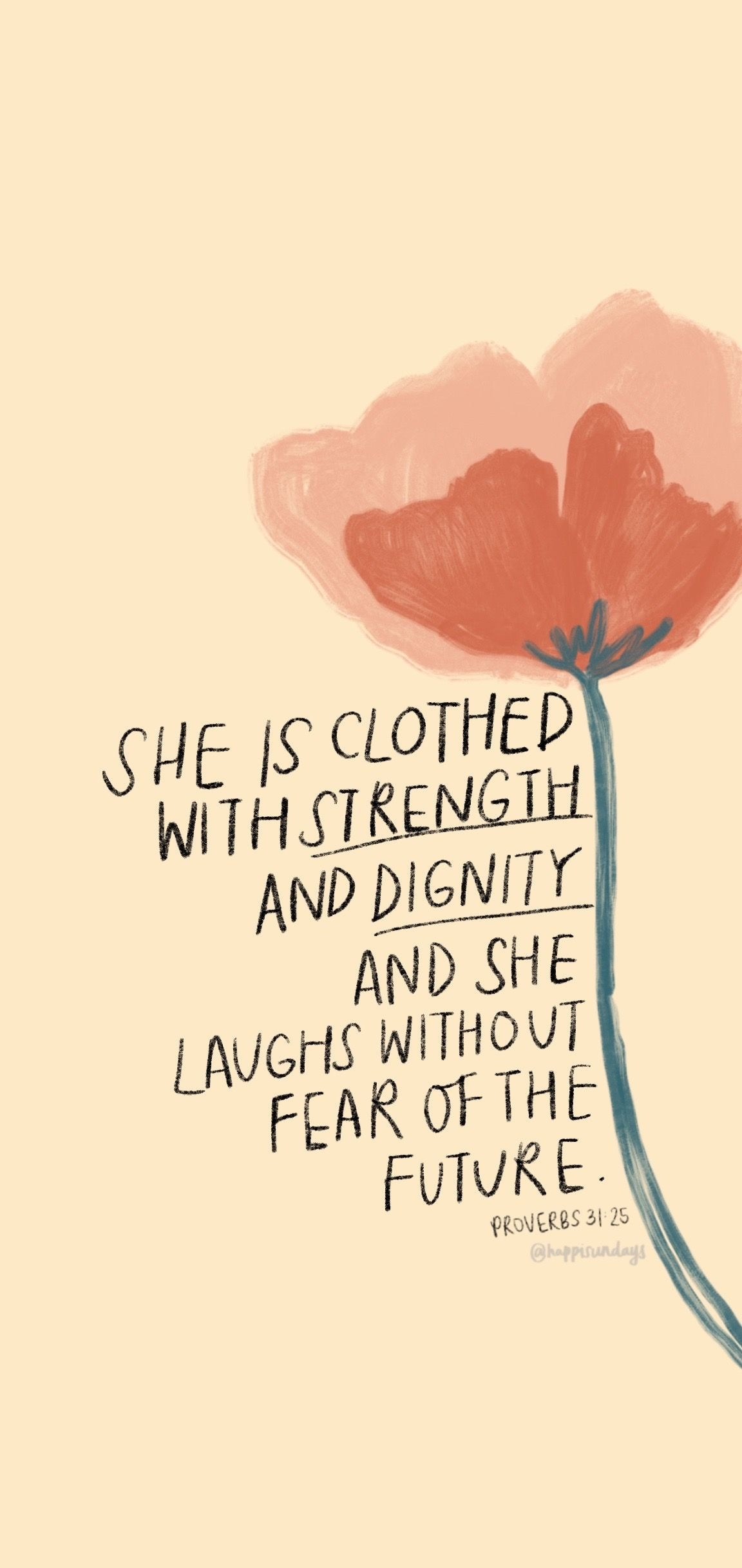 1160x2440 Proverbs 31:25 wallpaper. Bible verse, Phone