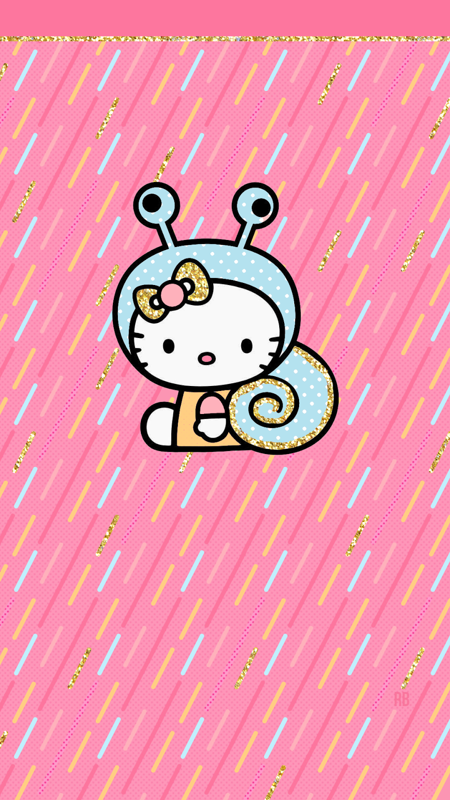 910x1600 Hello Kitty Snail Cute Sprinkles Gold Glitter Pink Pastels Adorable Phone Wallpaper Wallies Freebies Free iPh. Hello kitty wallpaper, Hello kitty, Kitty wallpaper, Phone