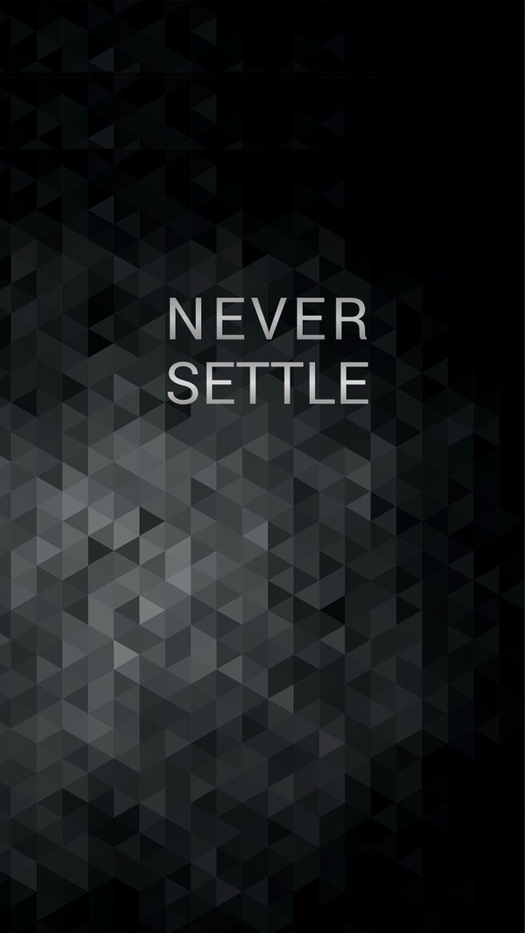 1080x1920 OnePlus One Lock Wall Black Tap To See More One Plus Never Settle, Phone