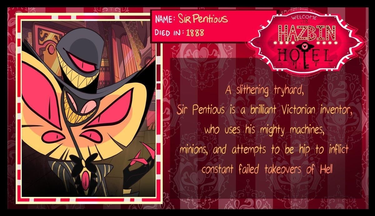 1200x700 Sir Pentious. Hotel art, Vivziepop hazbin hotel, Desktop