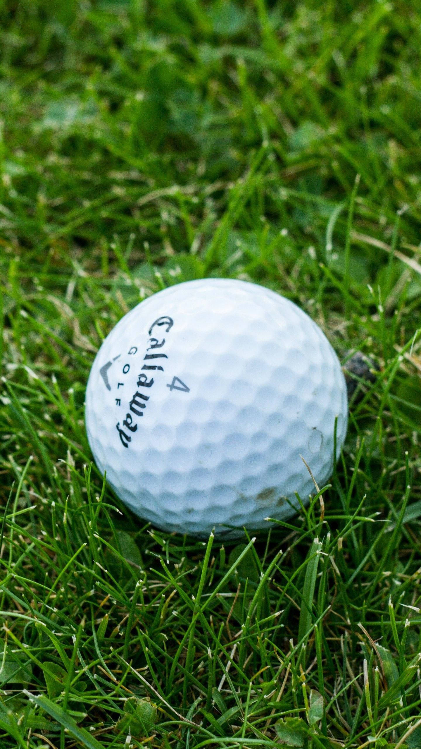 1440x2560 Download Single Golf Ball Golfing Desktop Wallpaper, Phone