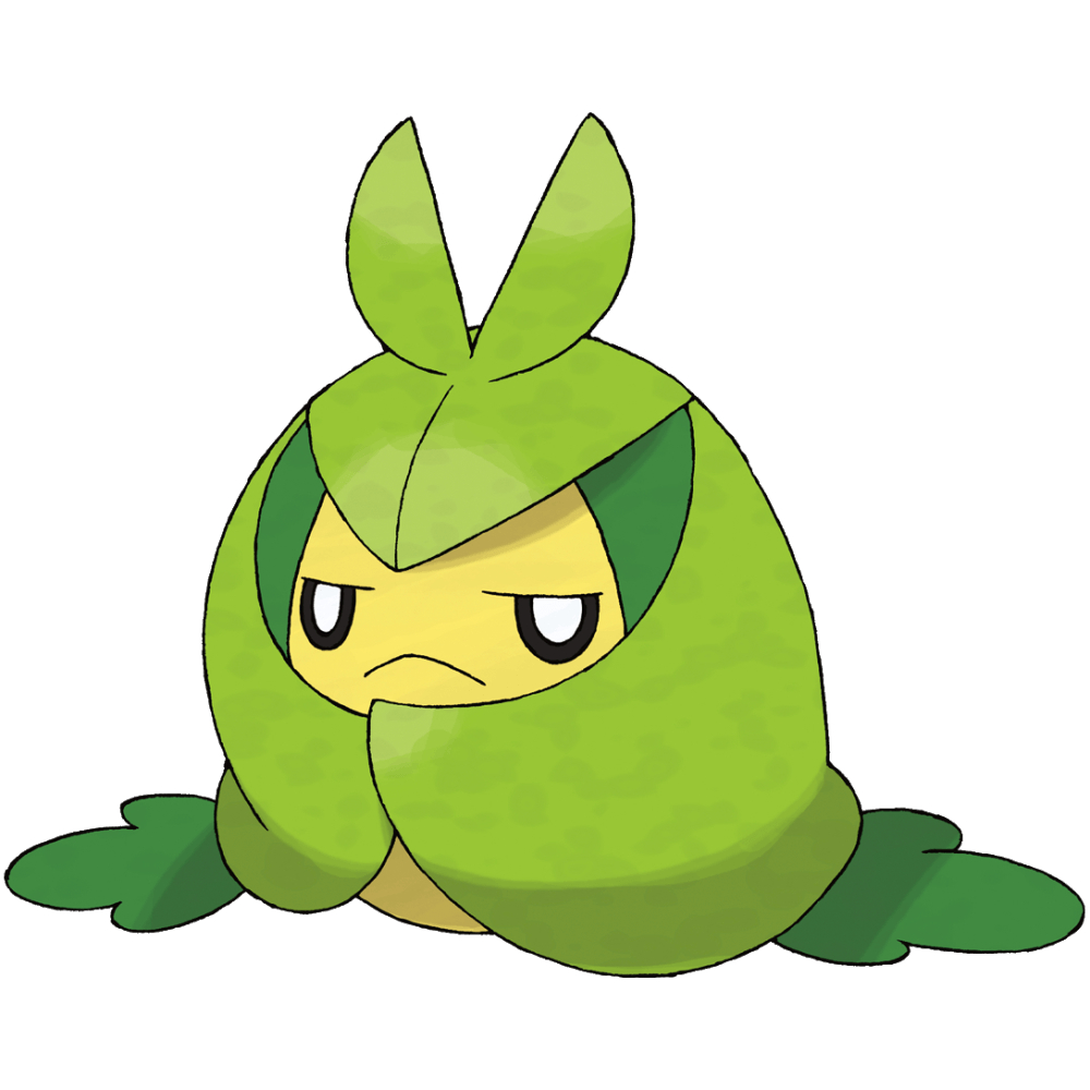 1000x1000 Swadloon. Grass Out Of. Unova. Leaf Wrapped Pokemon, Phone