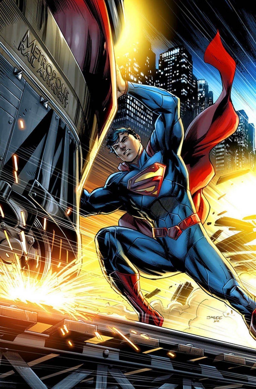 1060x1600 New 52 Superman Wallpaper, Phone