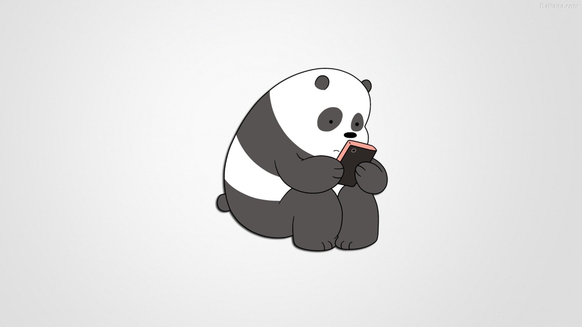 1920x1080 ozihaki Wallpaper HD New: Panda We Bare Bears Wallpaper Black Background, Desktop