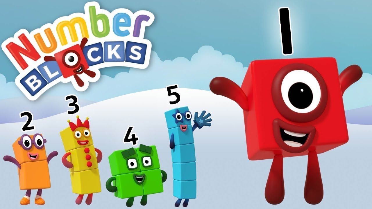 1280x720 Numberblocks to Count From 1 to 5. A Star is Born. Learn to count, A star is born, Preschool fun, Desktop