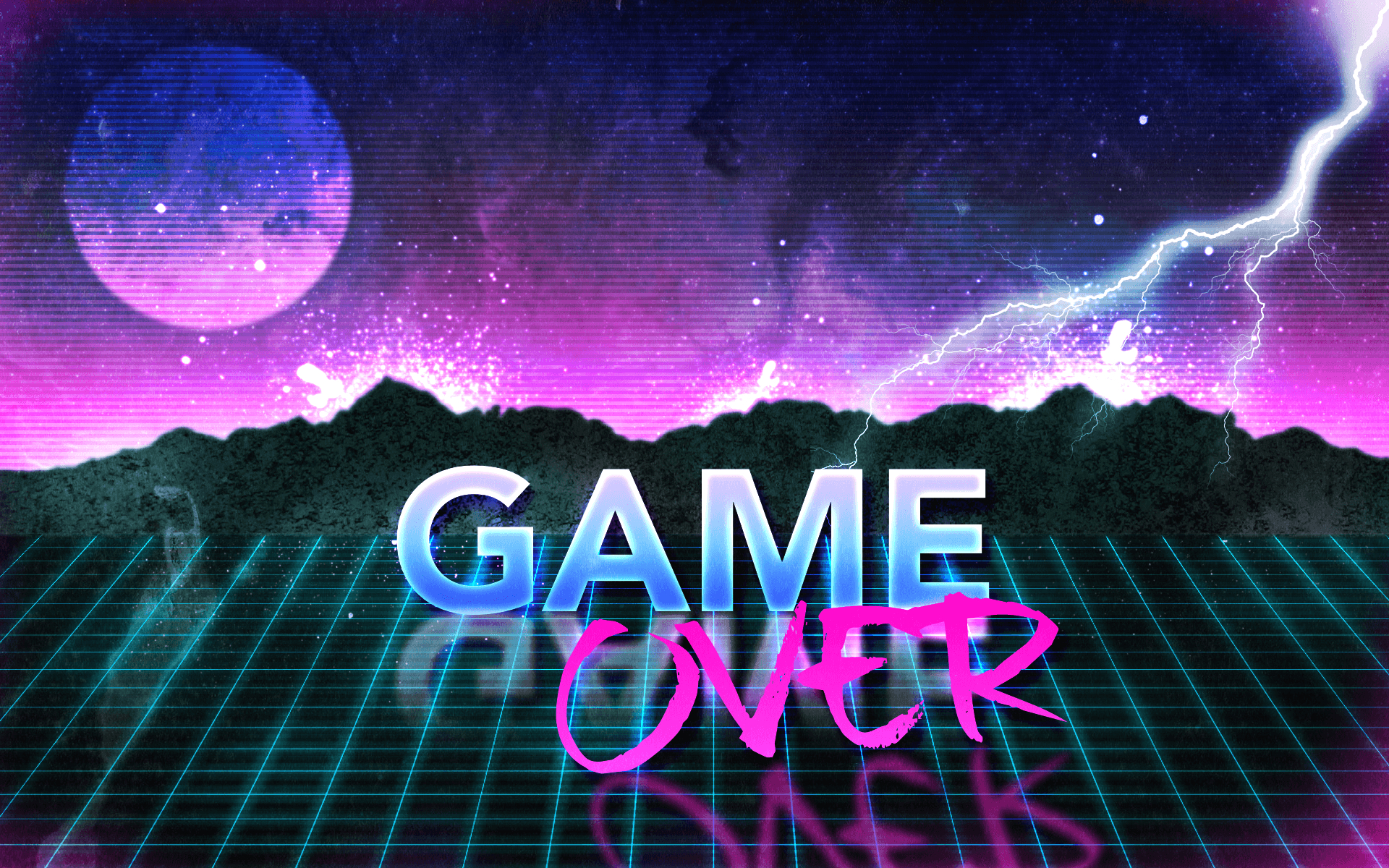 1920x1200 Retro Game Over Wallpaper, Desktop