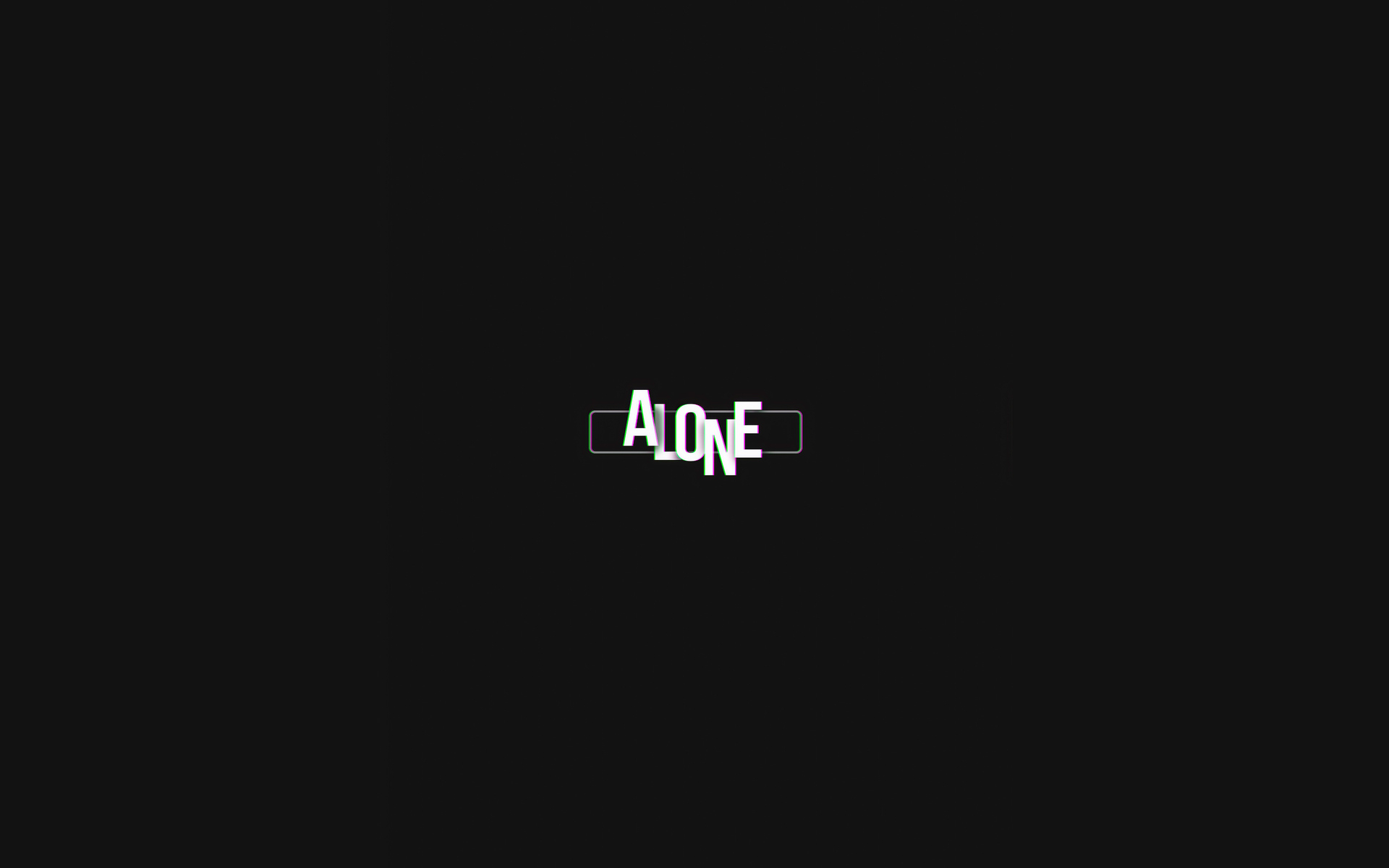 1920x1200 Alone Simple Typography 4k 1080P Resolution HD 4k Wallpaper, Image, Background, Photo and Picture, Desktop