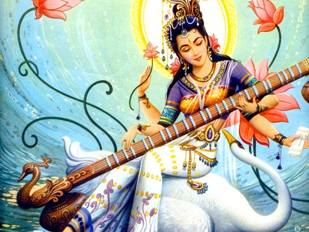 1030x770 Maa Saraswati HD Wallpaper Ki Devi Hindu Goddess, Desktop