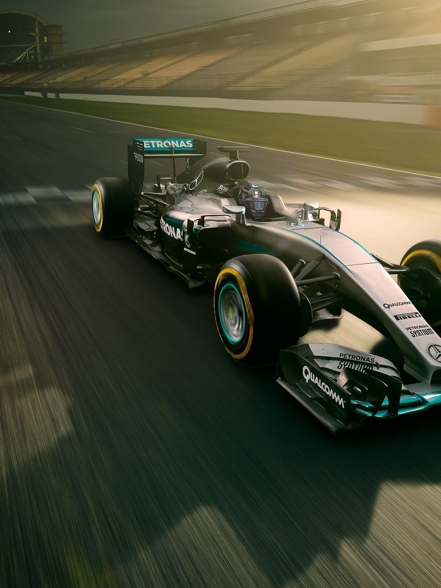 1540x2050 Download  Mercedes Amg Petronas, Formula Racing Cars Wallpaper For Apple IPad Mini, Apple IPad 4, Phone