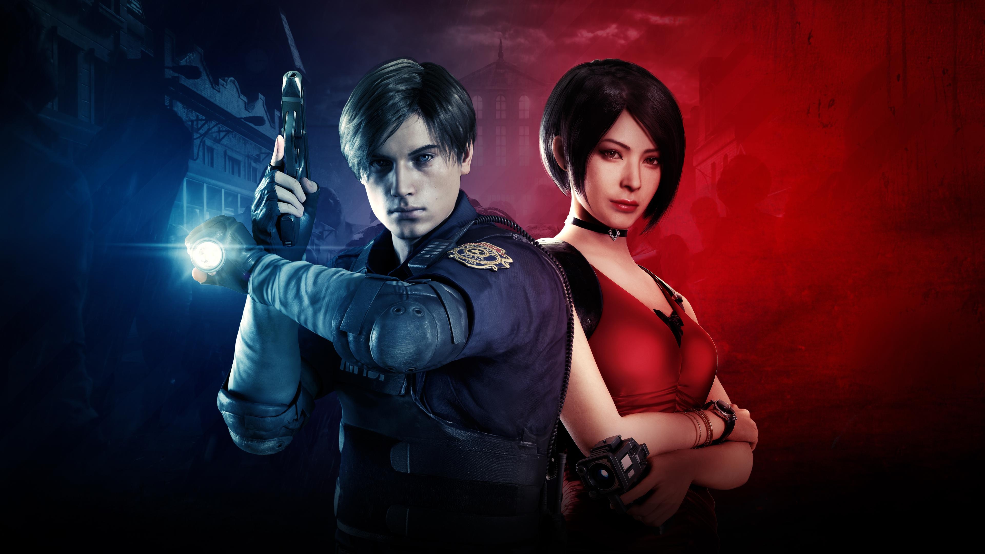 3840x2160 Leon Kennedy and Ada Wong. resident, Desktop