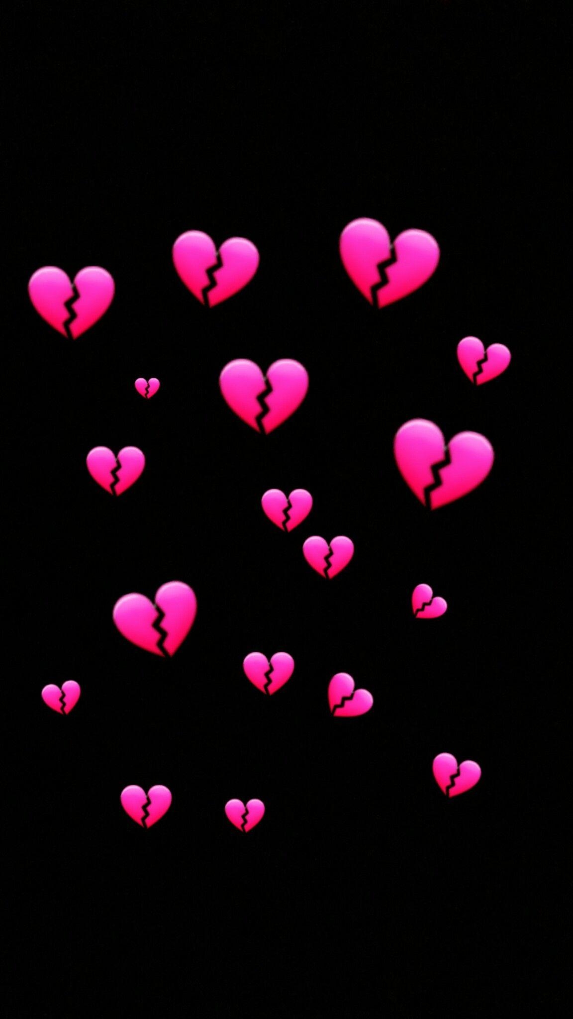 1160x2050 wallpaper heartbroke. Emoji wallpaper, Heart iphone wallpaper, Emoji wallpaper iphone, Phone