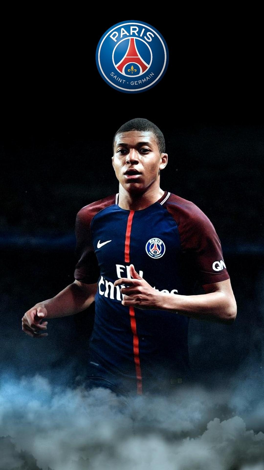 1080x1920 Wallpaper Kylian Mbappe PSG iPhone Football Wallpaper, Phone