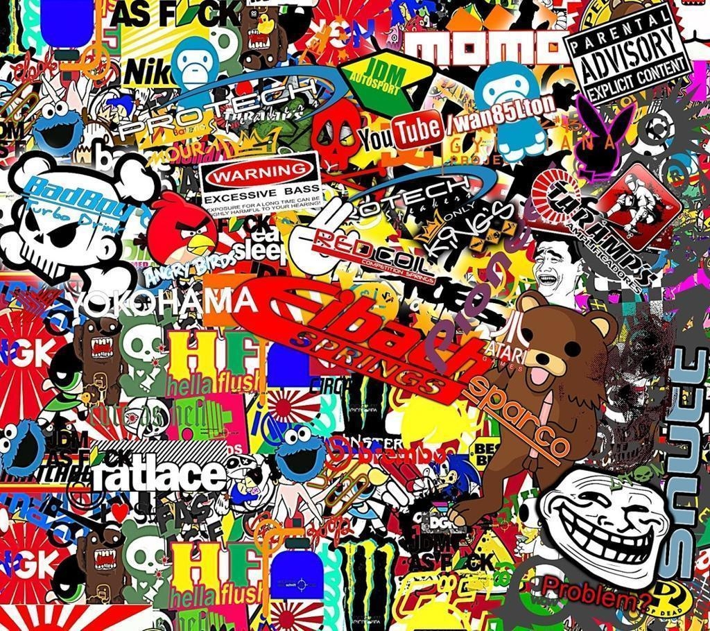 1030x910 Download Stickerbomb wallpaper to your cell phone, Desktop