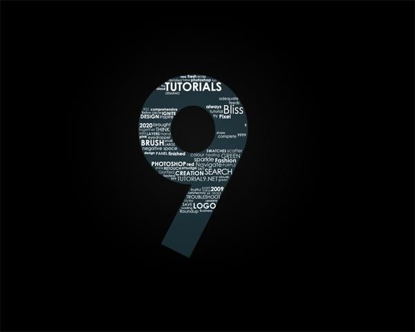 600x480 Creating a Typographic Wallpaper. Tutorial9 9 Wallpaper, Desktop