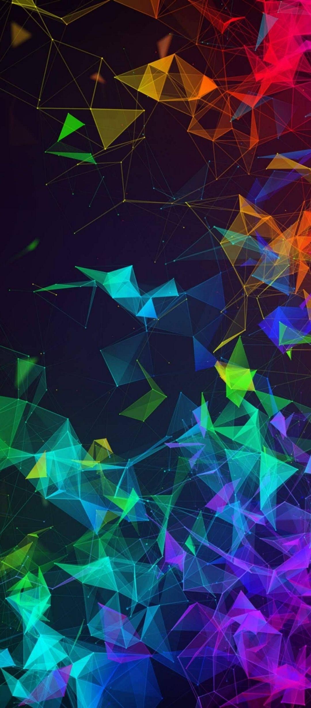 1080x2460 Multi Color Polygon - [], Phone