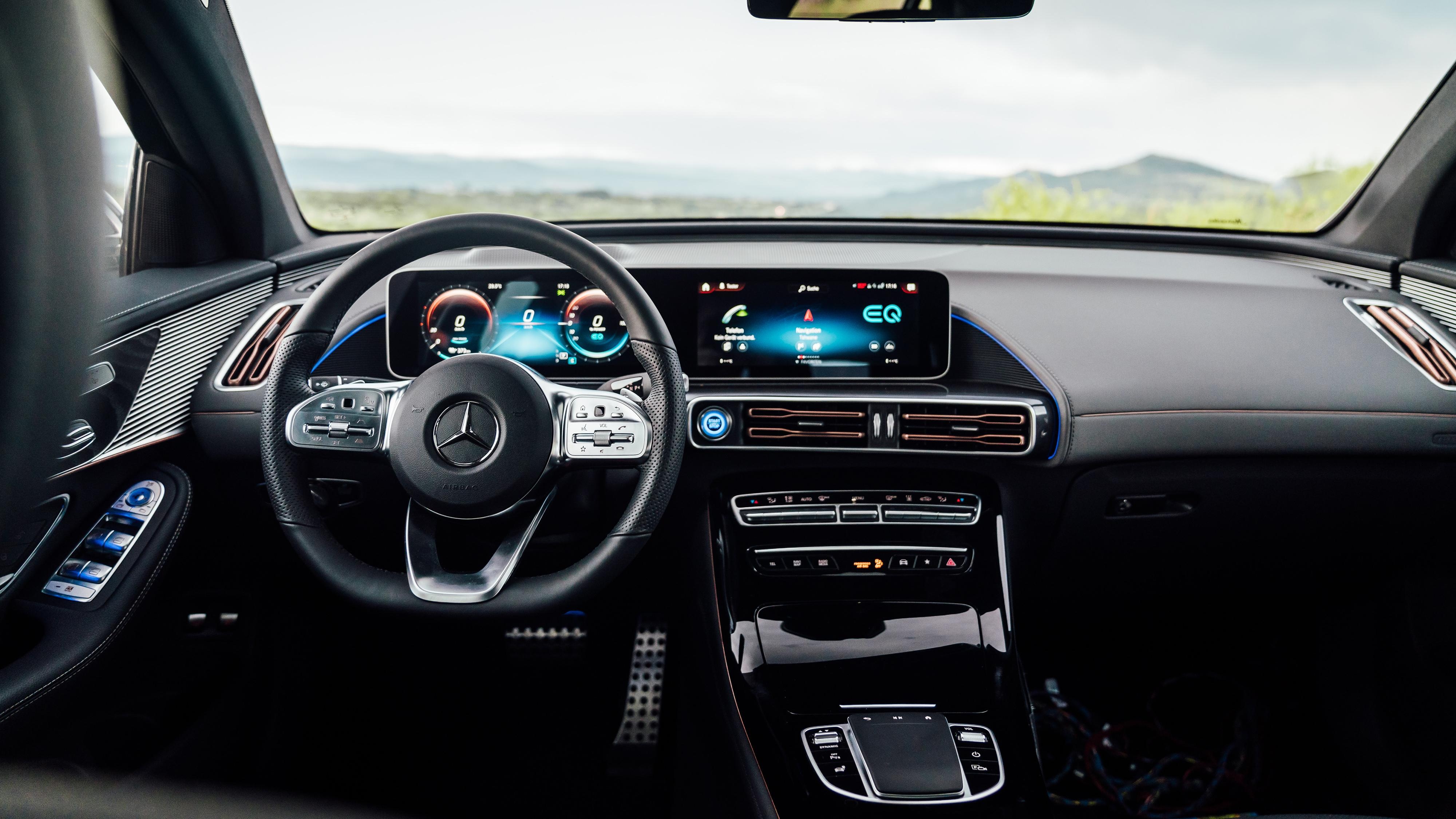 4000x2250 Mercedes Benz EQC 400 4MATIC AMG Line 2019 4K Interior Wallpaper, Desktop