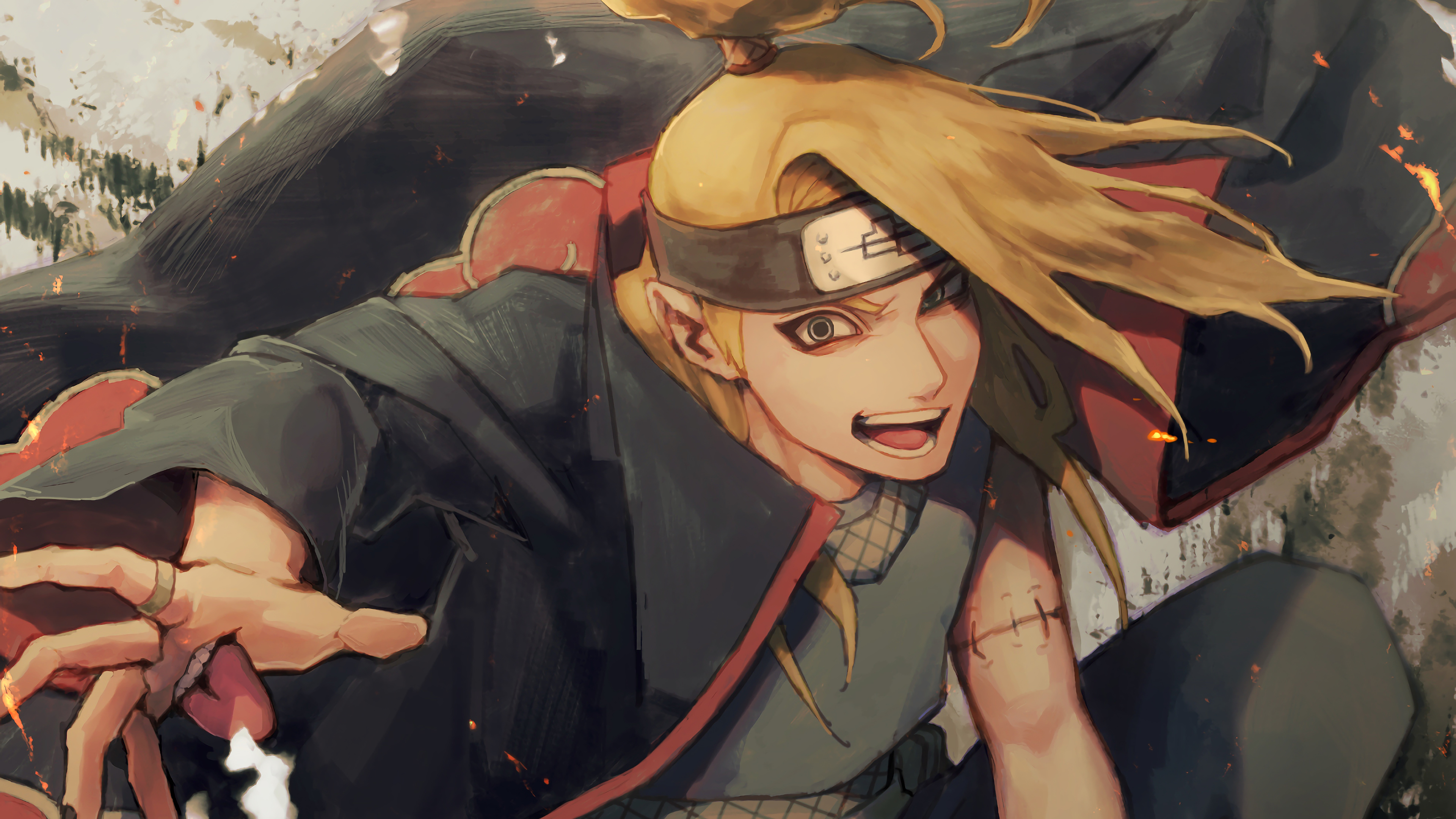 3840x2160 Deidara Akatsuki 4K Wallpaper, Desktop