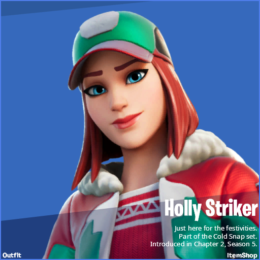 520x520 Holly Striker Fortnite wallpaper, Phone