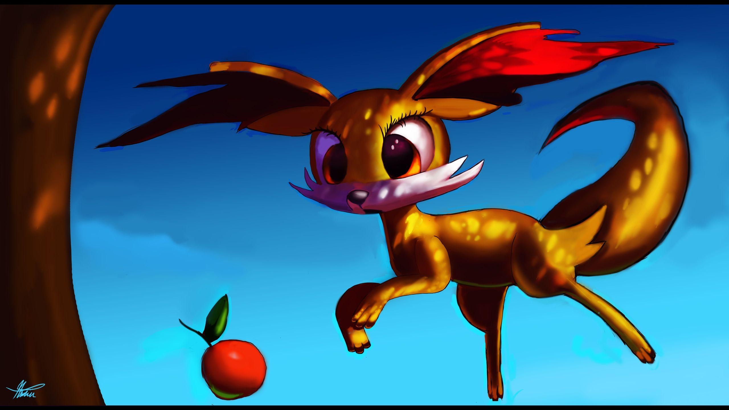 2560x1440 Fennekin, Pokemons, Pokemon Fennekin Wallpaper, Desktop