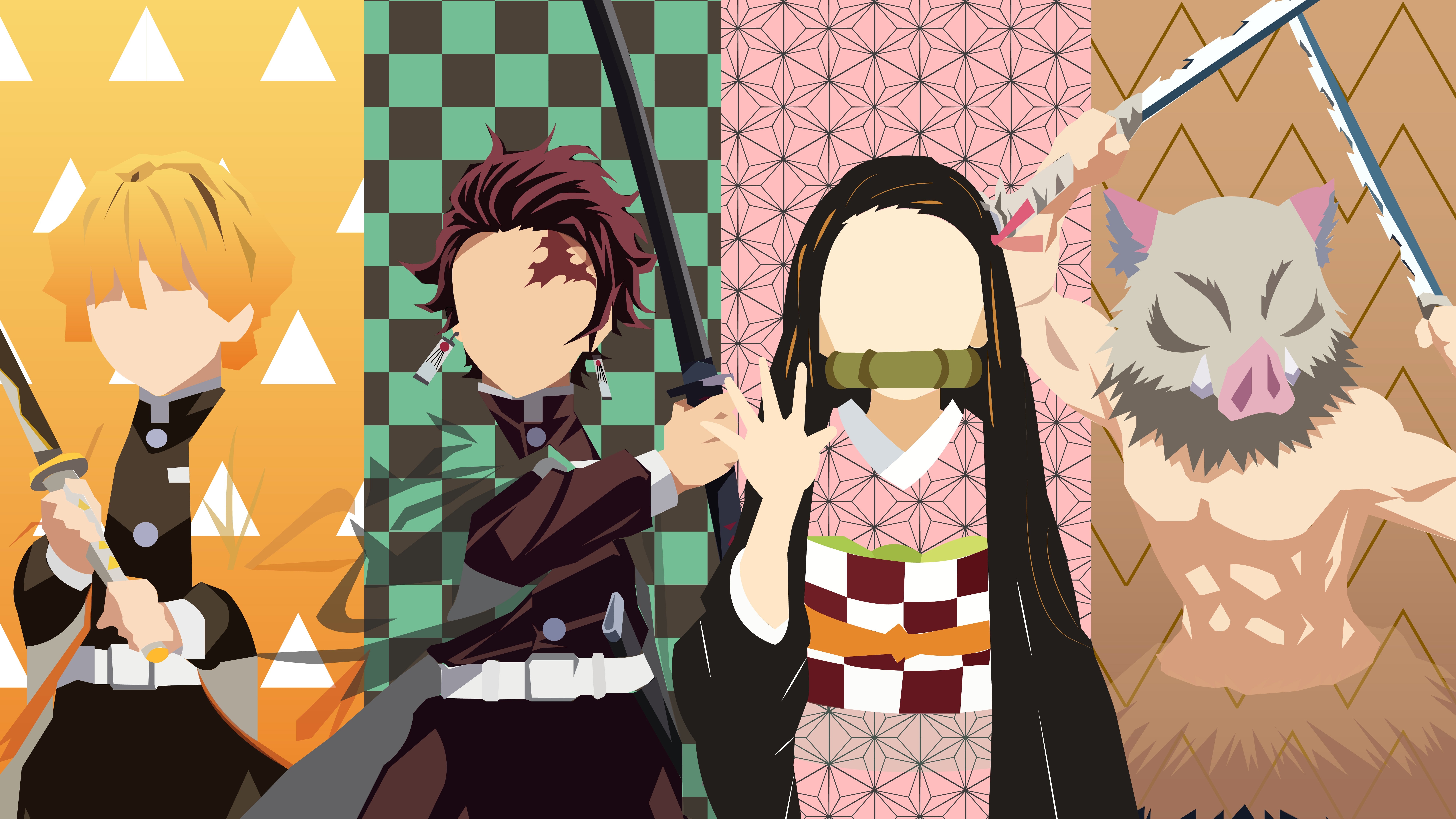 8010x4510 Anime Demon Slayer: Kimetsu no Yaiba 8k, Desktop