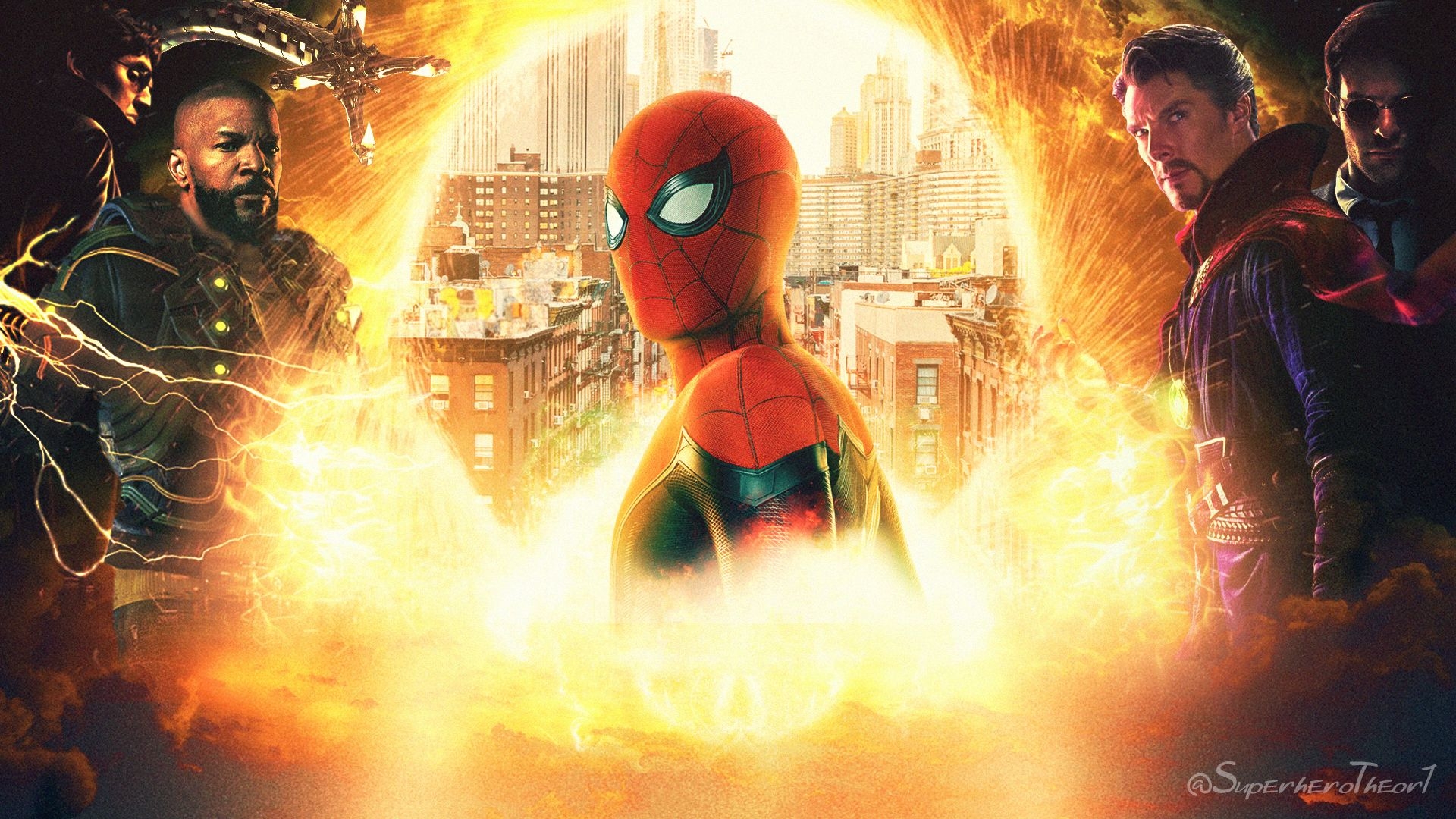 1920x1080 Spider Man: No Way Home': Tom Holland Reveals Title For Spidey Threequel's Multiverse, Desktop