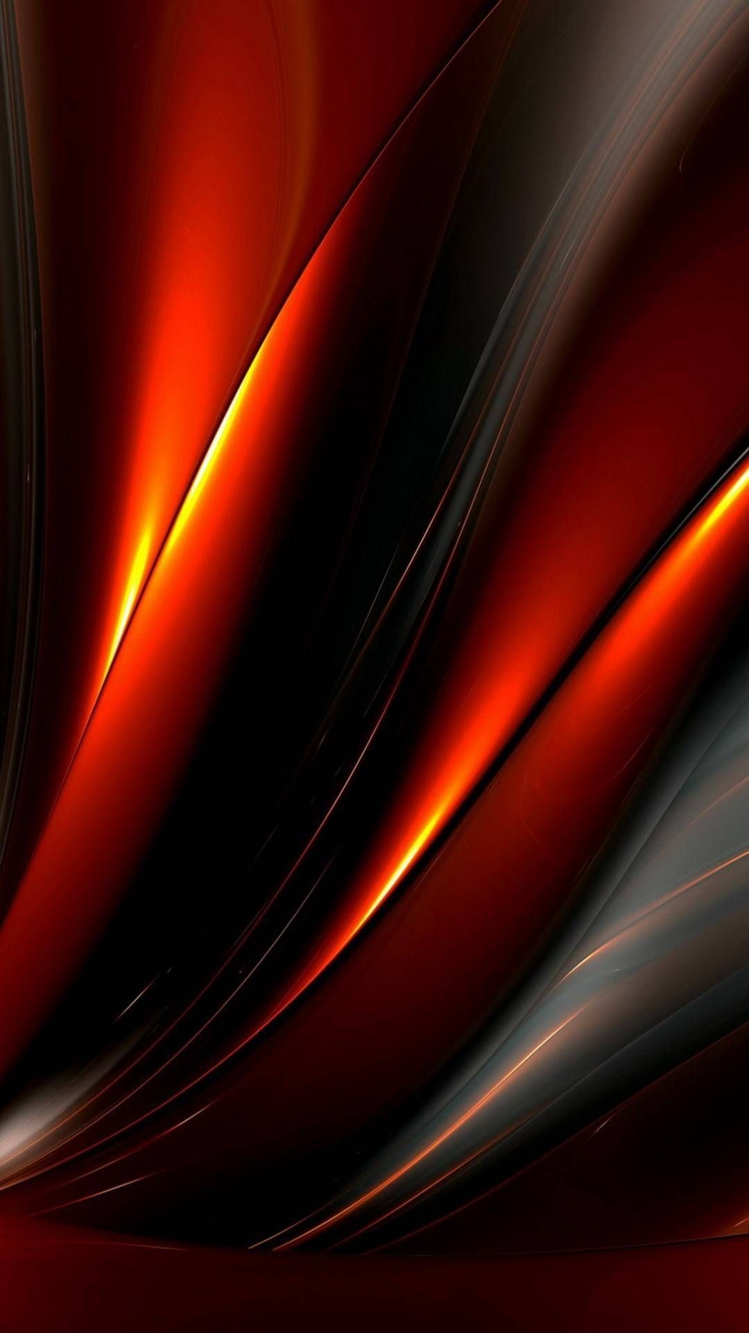 1080x1920 iPhone Wallpaper. Red, Orange, Light, Yellow, Fractal art, Line, Phone