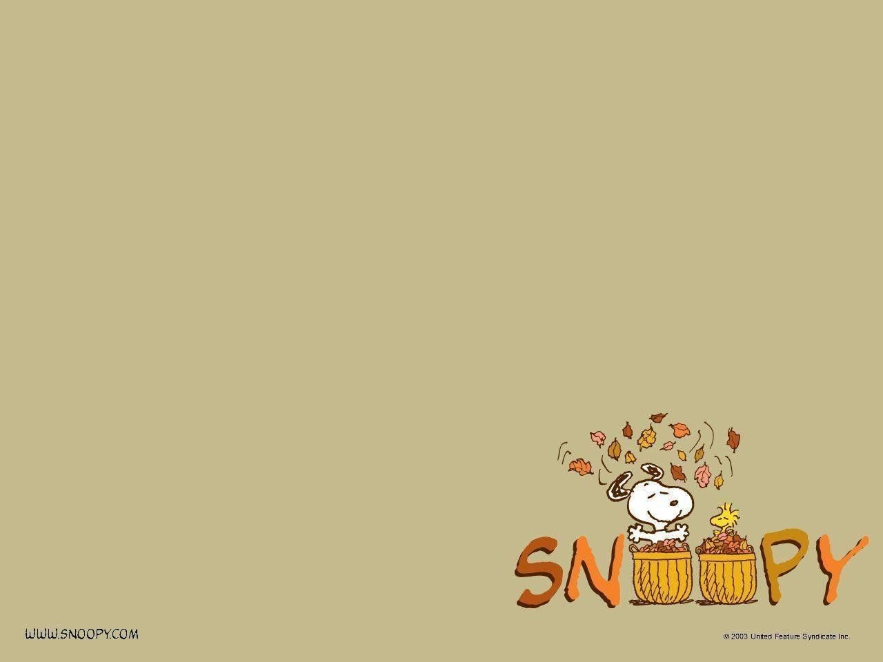 1280x960 Snoopy Thanksgiving Wallpaper, Desktop