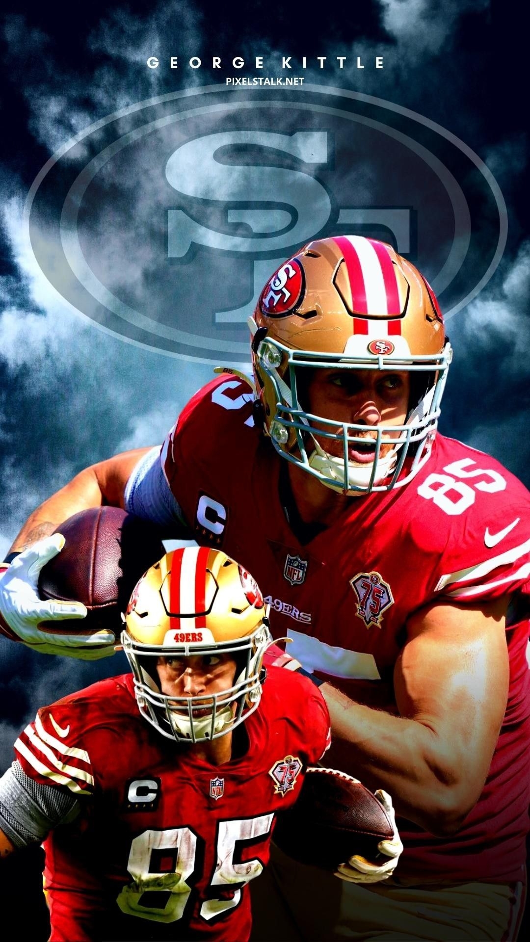 1080x1920 George Kittle, George Krieger Kittle, Phone