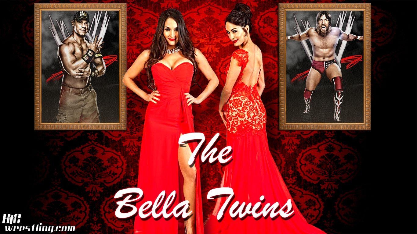 1370x770 Wallpaper Of The Week: The Bella Twins “Red Carpet” Wallpaper, Desktop