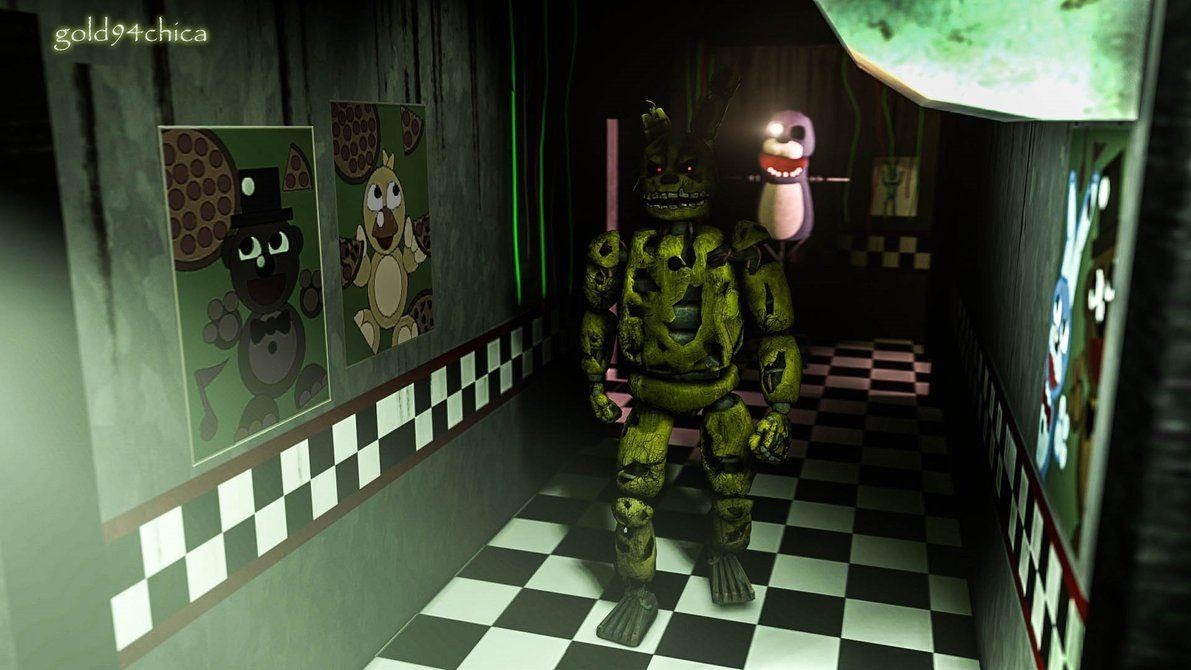 1200x670 No More Mr. Nice Guy (Springtrap SFM Wallpaper), Desktop