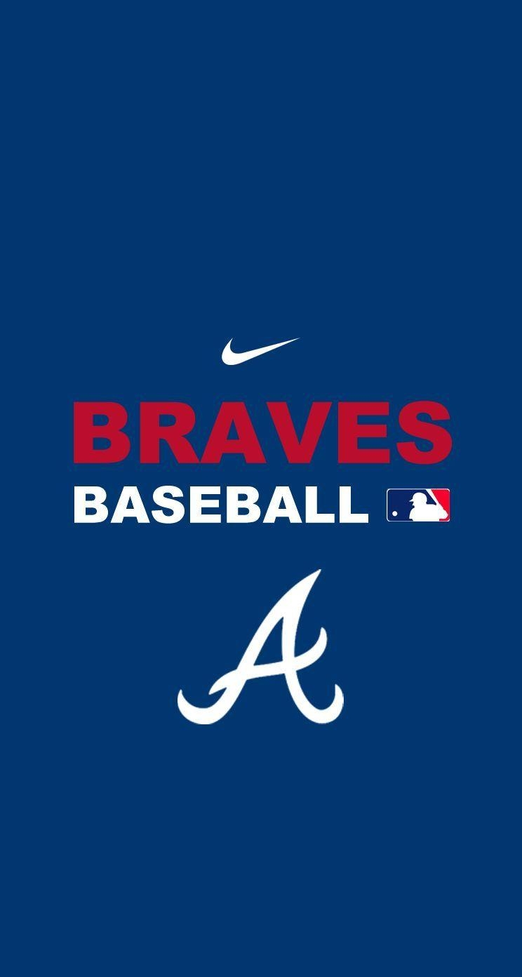 750x1400 Atlanta Braves Background. Atlanta braves wallpaper, Atlanta, Phone