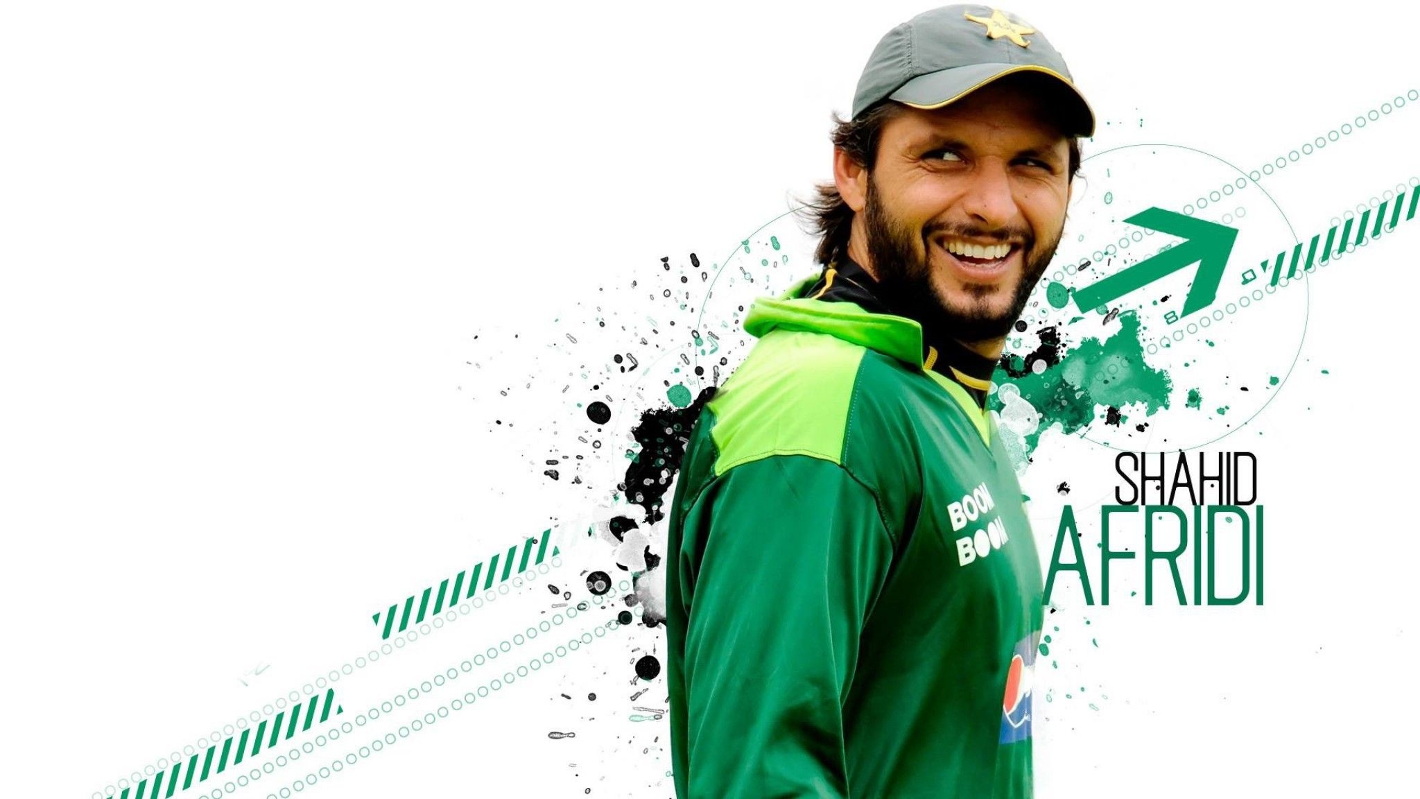 2050x1160 Download  Shahid Afridi 2015 Pakistan Cricketer Wallpaper, Desktop