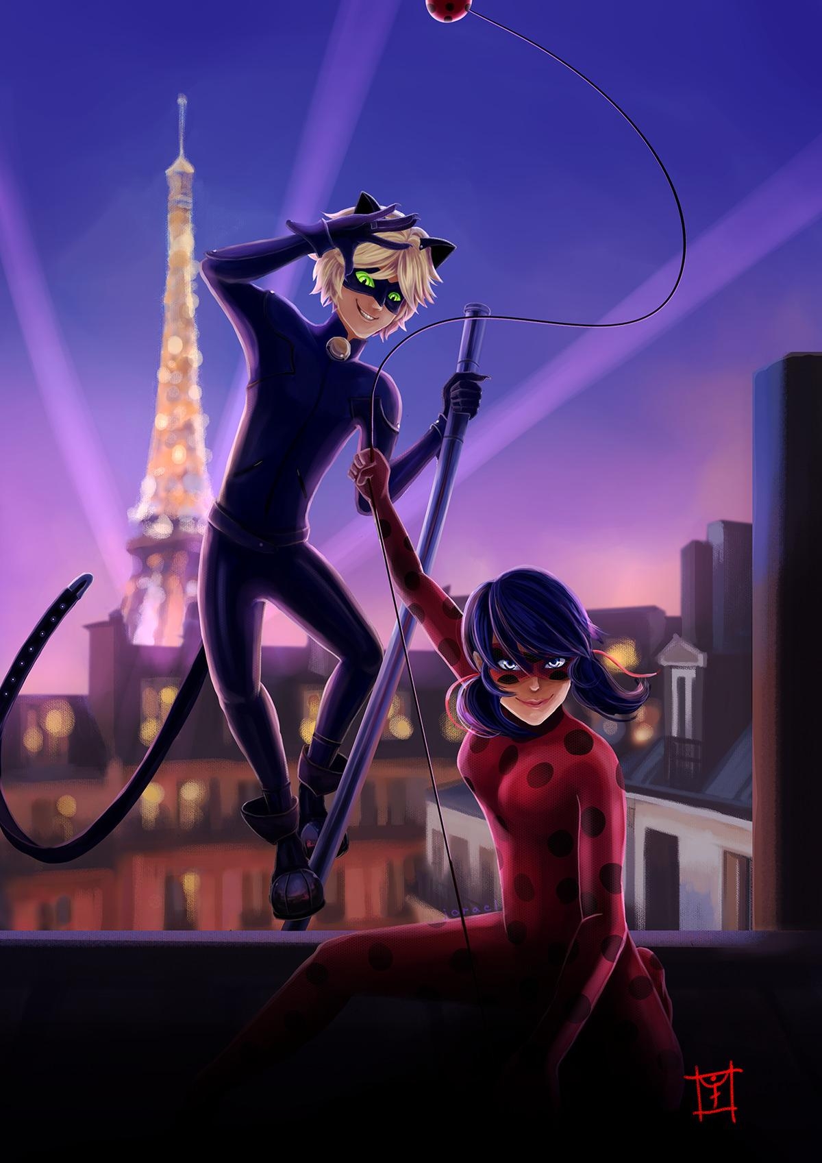 1200x1700 Ladybug And Chat Noir Wallpaper (image in Collection), Phone