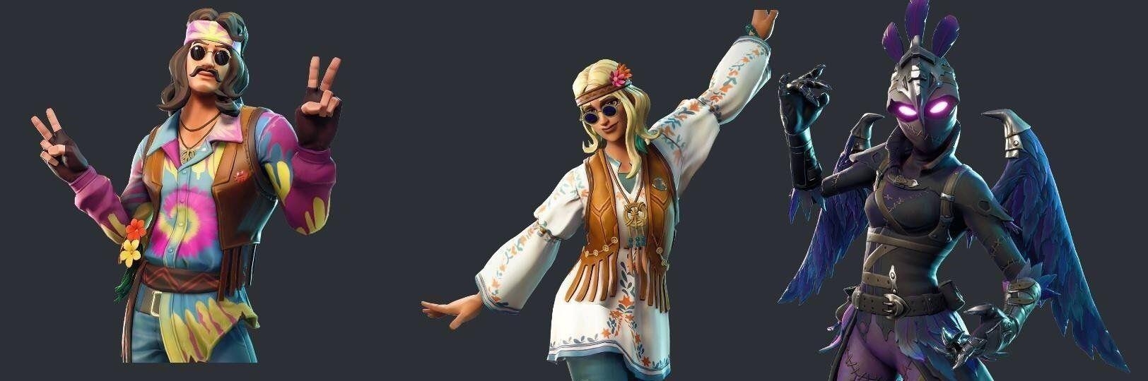 1630x540 Fortnite Leaked Skins & Emotes Include Road Trip, Musha, Dreamflower, Dual Screen