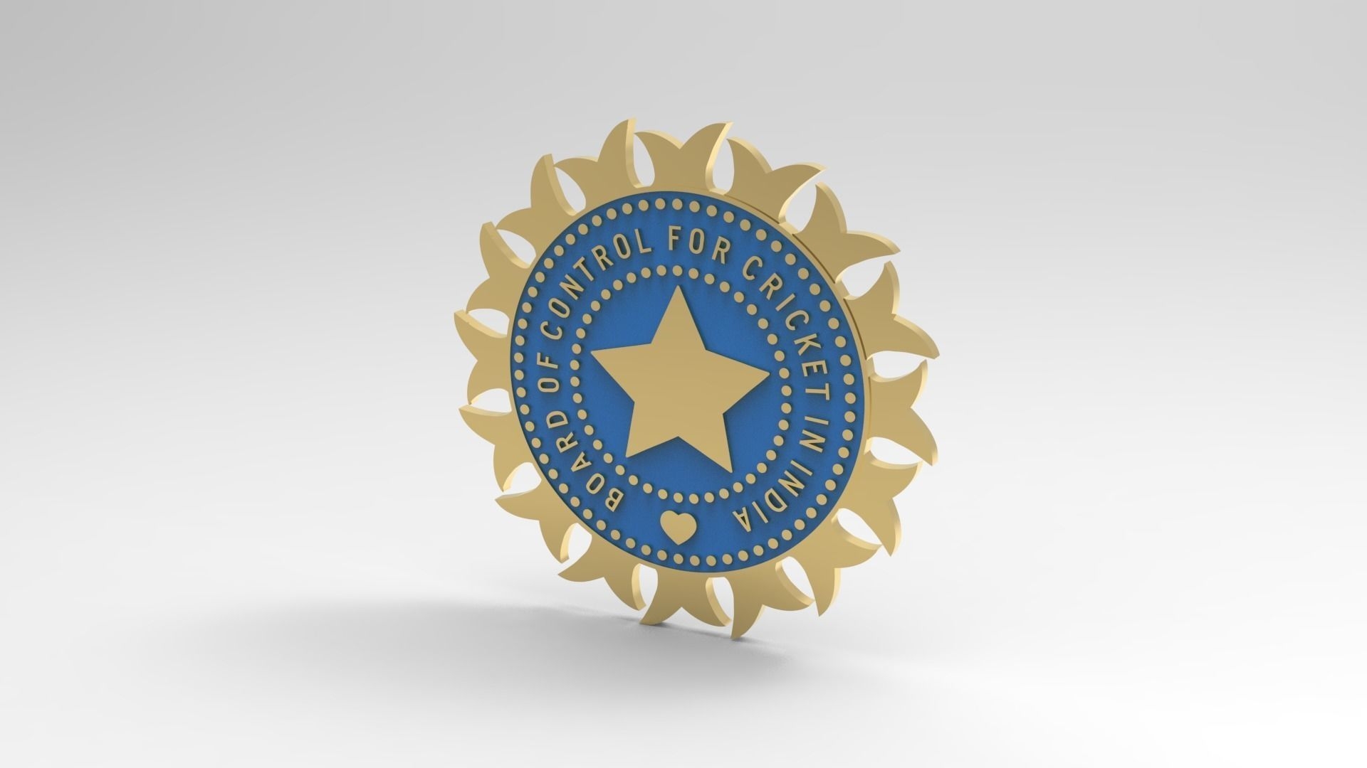 1920x1080 BCCI LOGO 3D MODEL, Desktop