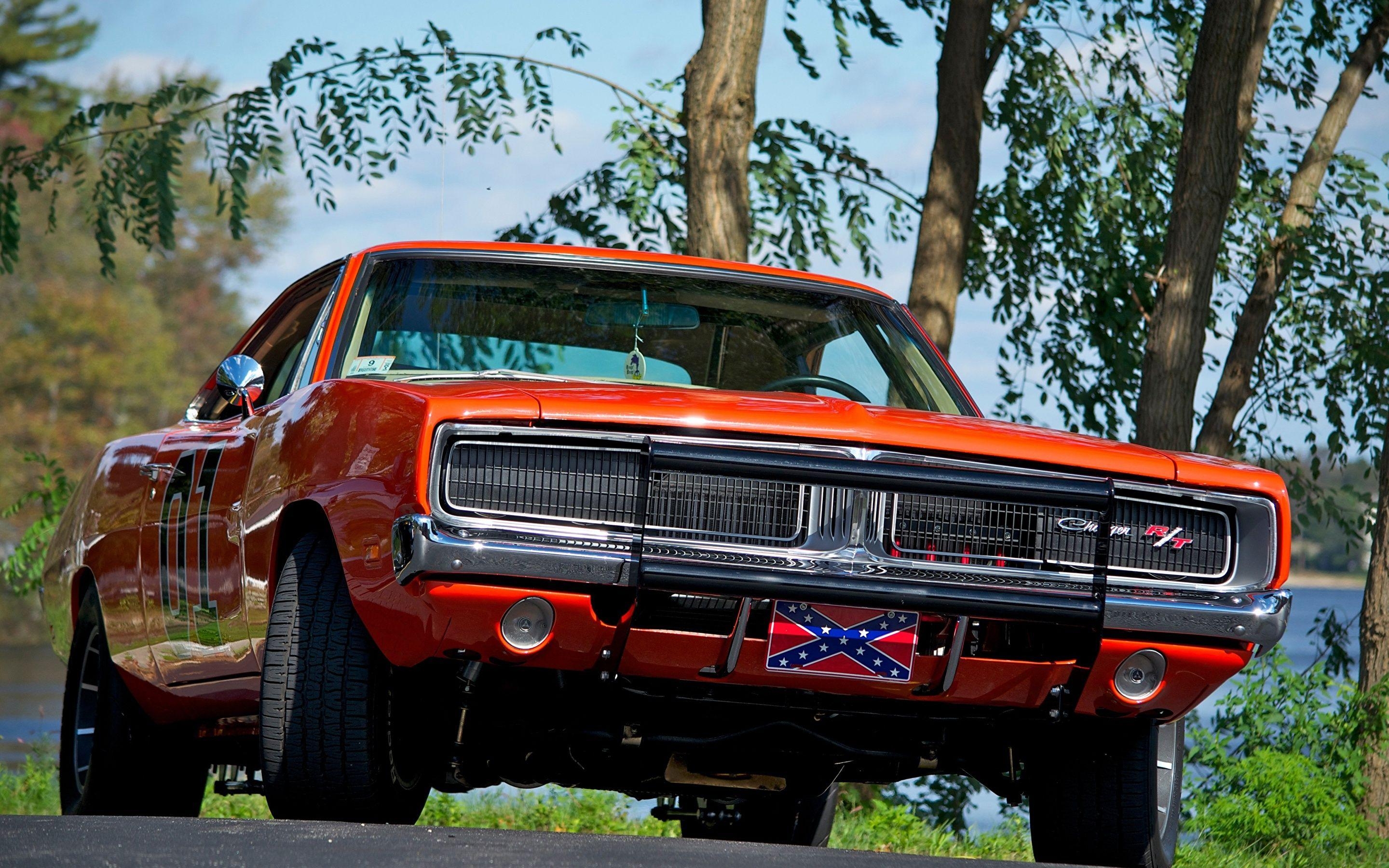 2880x1800 Image Dodge 1969 The Dukes of Hazzard Orange auto Front, Desktop