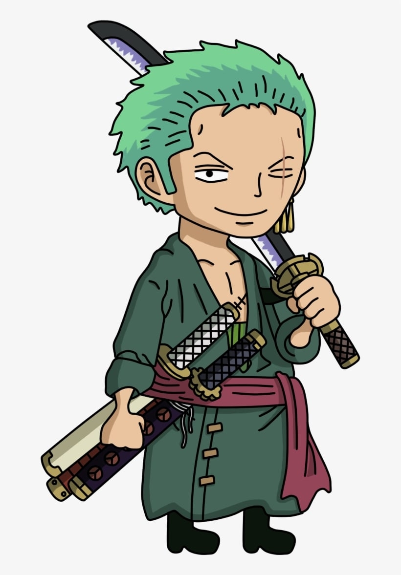 820x1180 Vector Zoro Piece Zoro Chibi PNG Image. Transparent PNG Free Download on SeekPNG, Phone